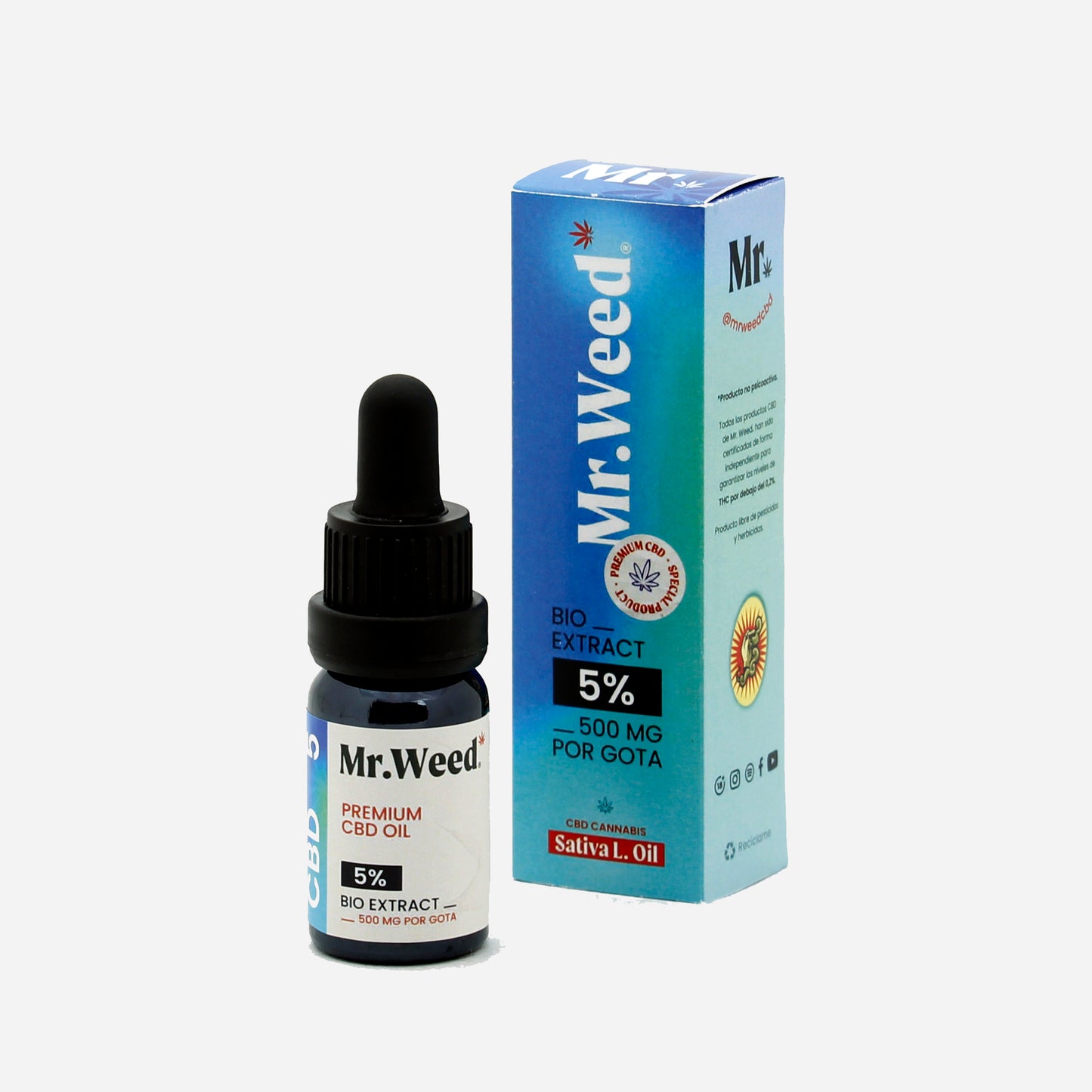Aceite CBD 5% full spectrum Mr. Weed